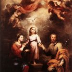 Heilige Trinität mit Maria und Josef, 1675 -1682 in der National Gallery in London